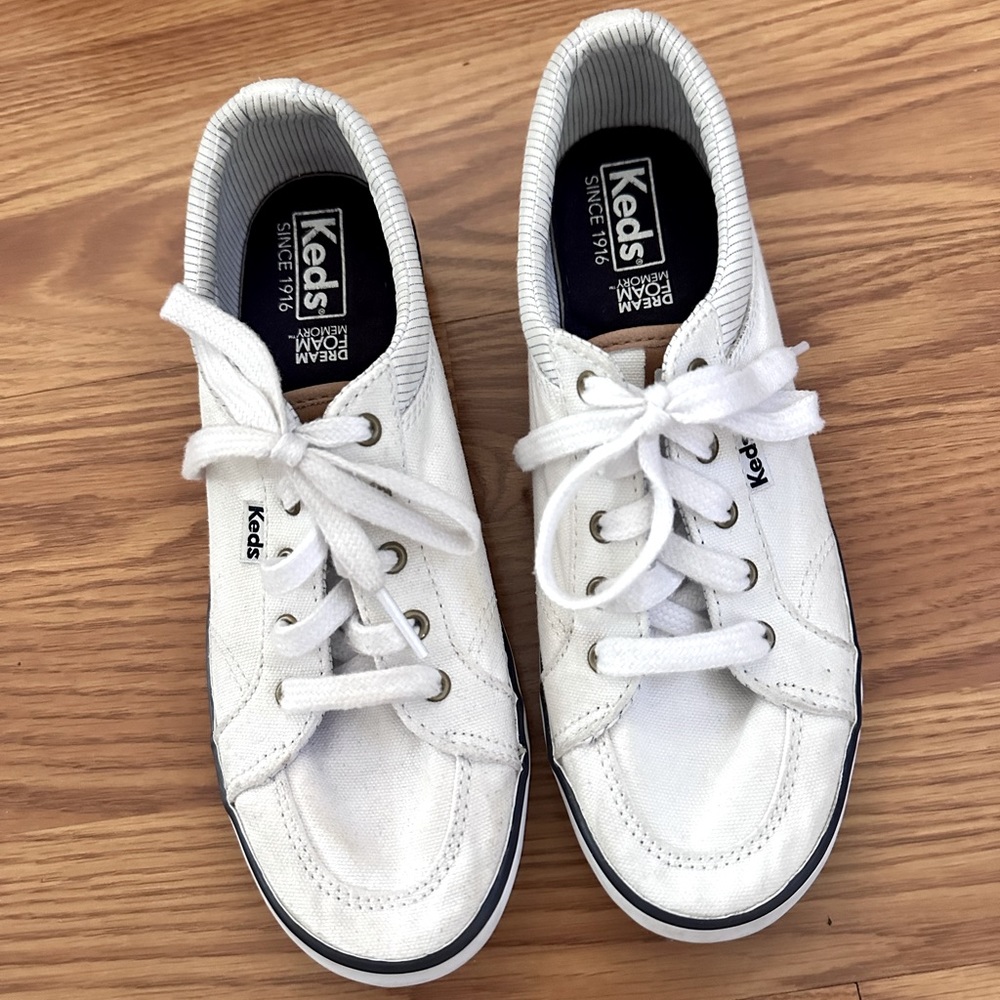 Keds White Canvas Sneakers
